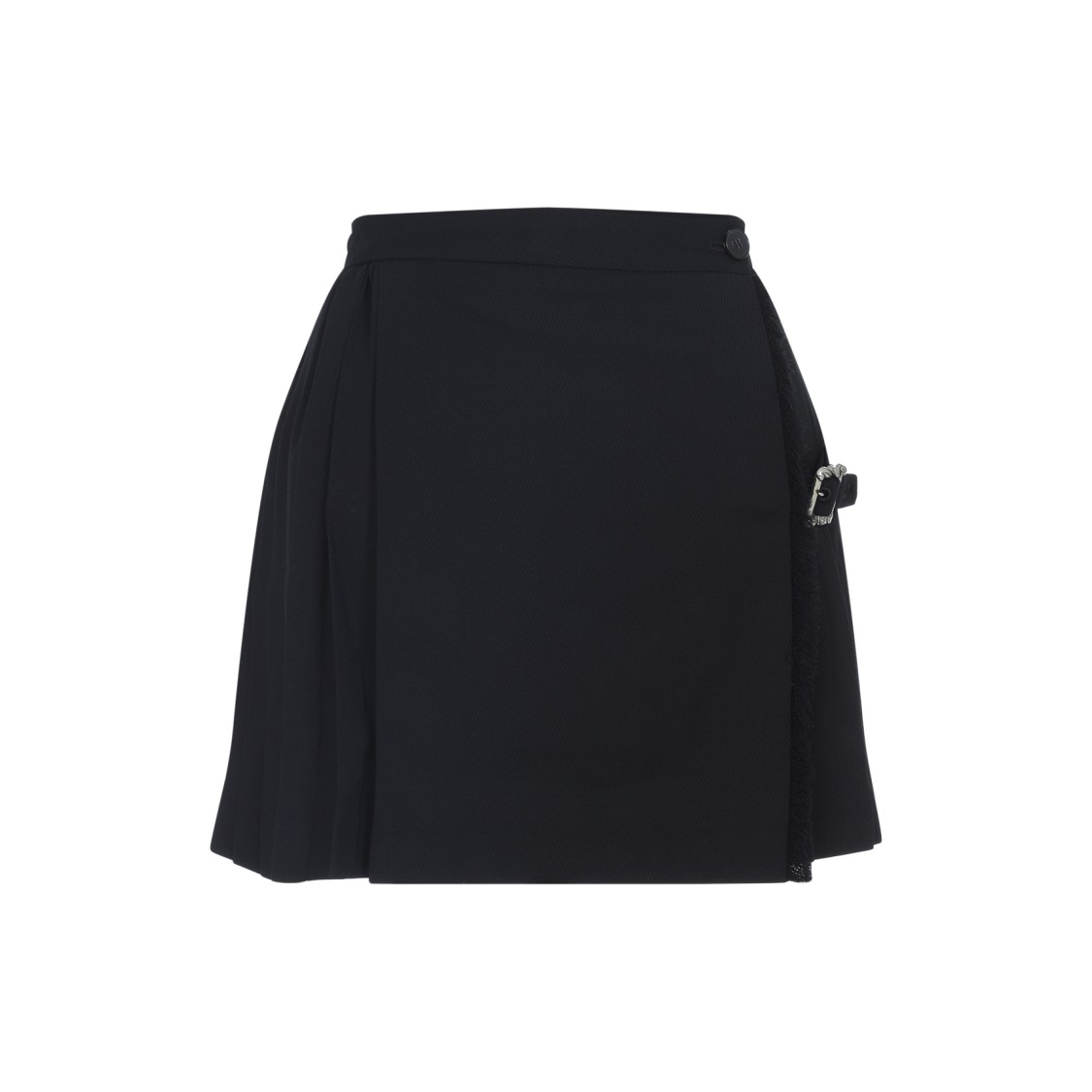 Enfants Riches Deprimes Pleated Buckle-fastening Mini Skirt