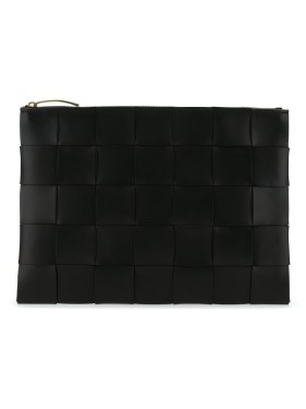 ショルダーバッグ・ポシェット Bottega Veneta Black Calf Leather Dustbag Soiree Mini Bag Bottega Veneta Black Calf Leather Dustbag Soiree Mini Bag