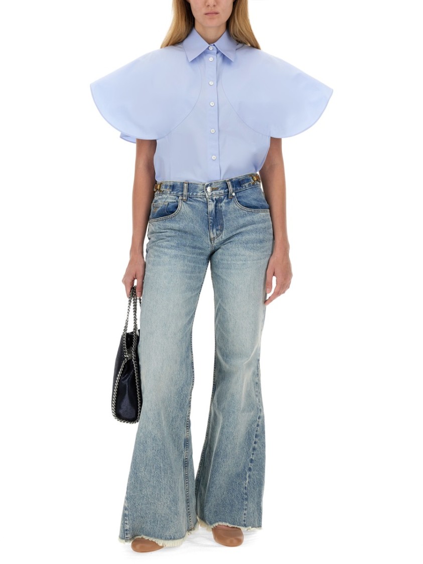Stella Mccartney Jeans Bootcut In Blue