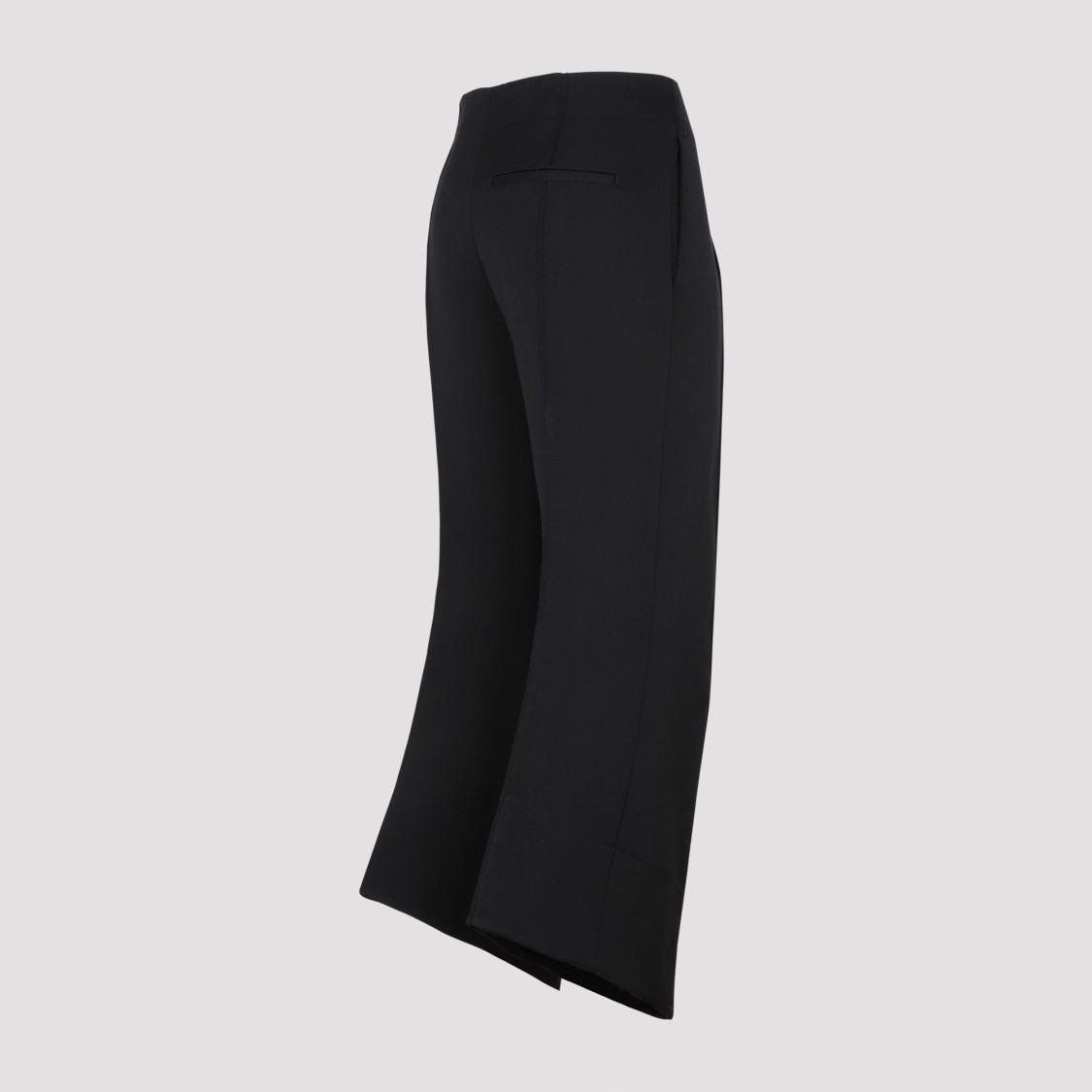 Bottega Veneta Wool Cropped Trousers In Black