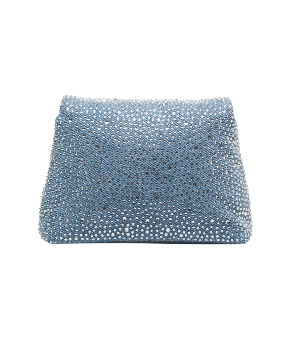 Liu •jo Liu Jo Lapuffy' Shoulder Bag With Rhinestones
