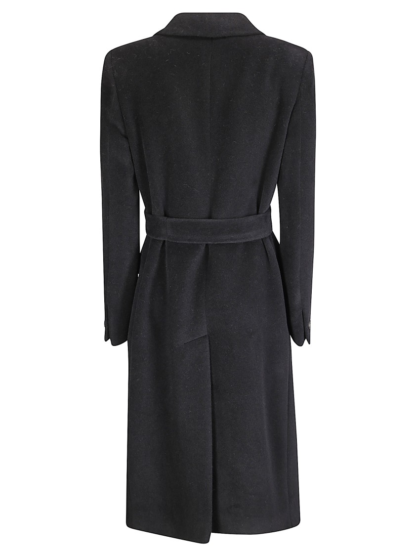 Tagliatore Jole/c Lined Coat In Black