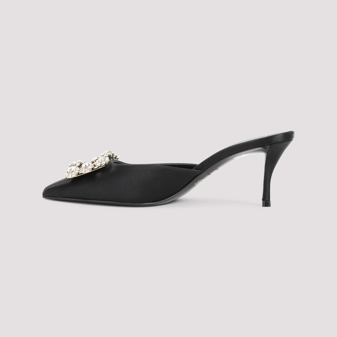 Roger Vivier Efflorescence Mules In Black