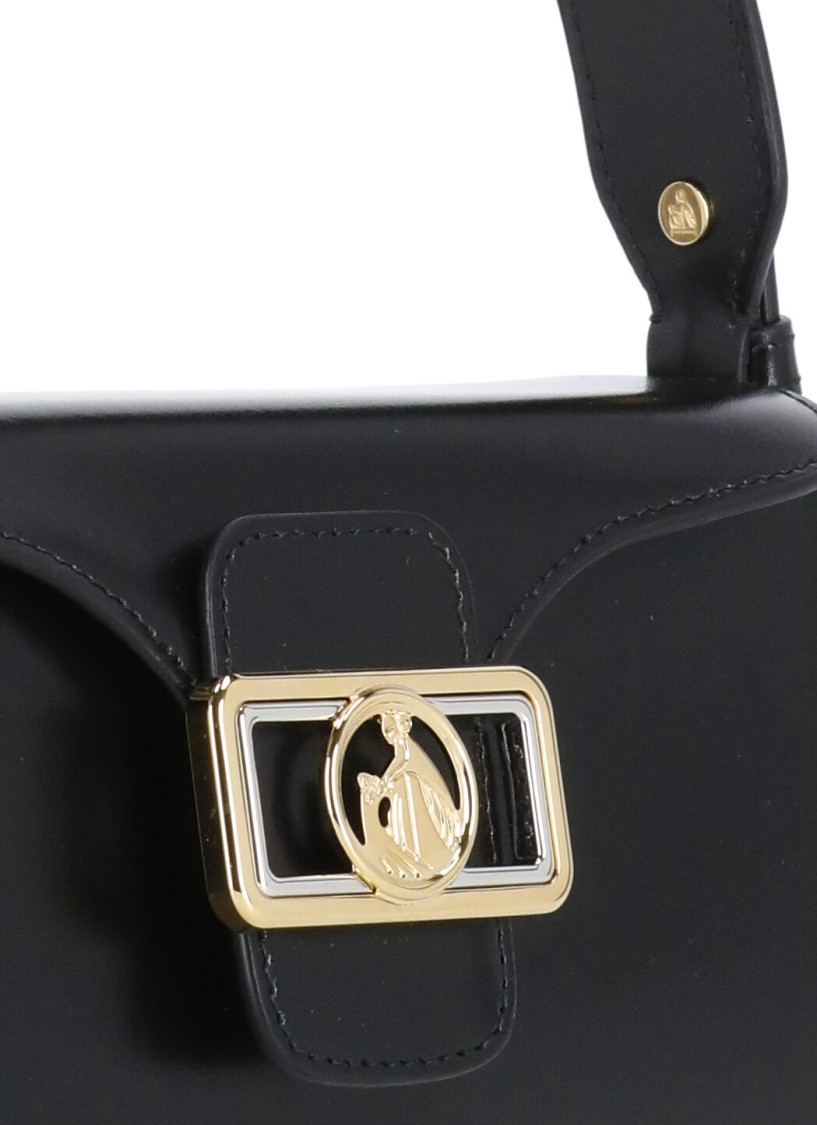 Shop Lanvin Nano Pencil Shoulder Bag In Black