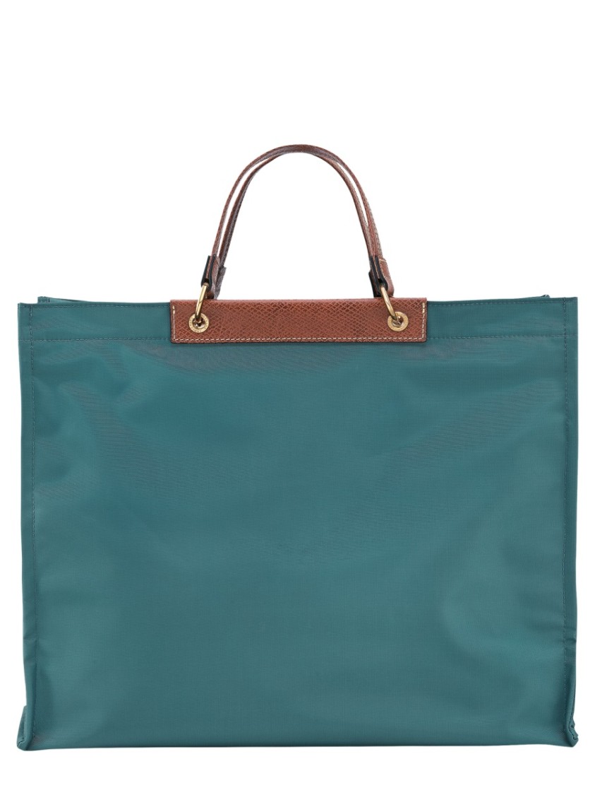 Longchamp Cabas Recycled Canvas Top Handle Tote