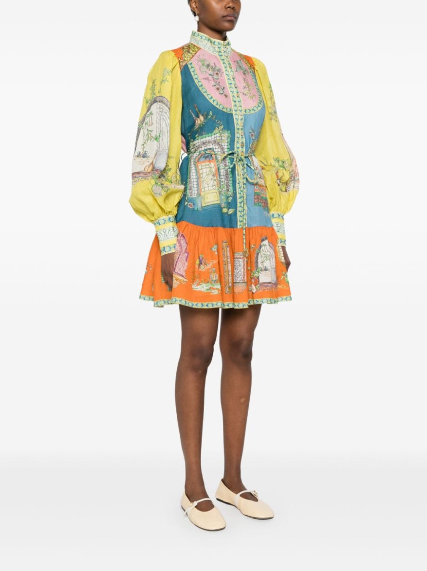 Shop Alemais Multicolored Monte Mini Dress