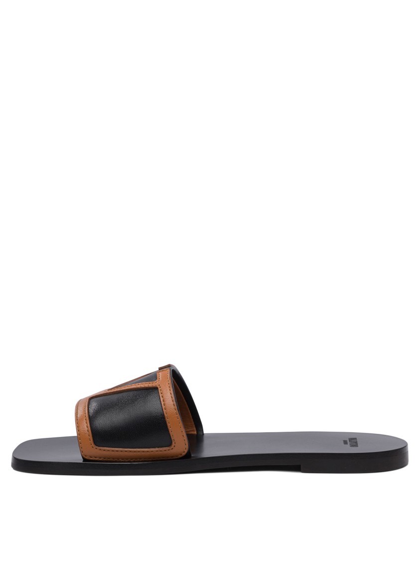 Valentino Garavani "viva Superstar" 5 Mm Slides In Gray