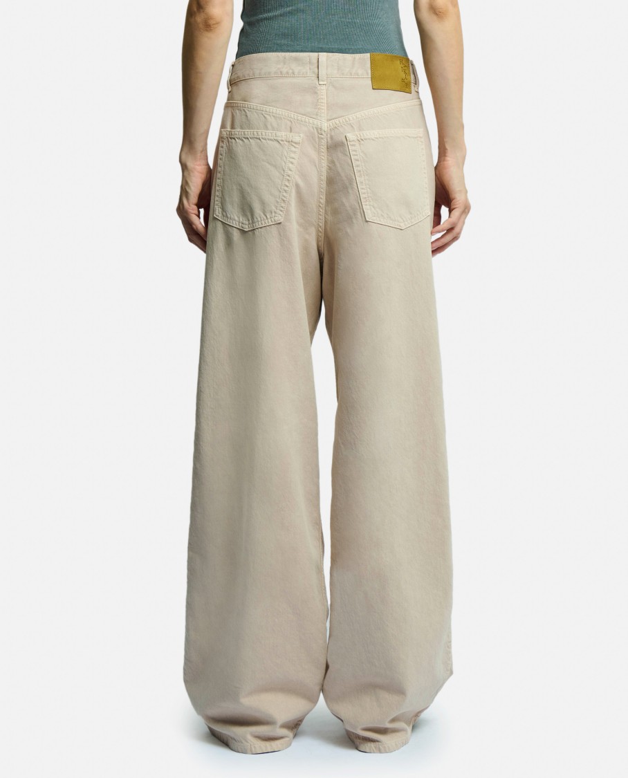 Shop Haikure Candy Twill Wide Pants In Neutrals