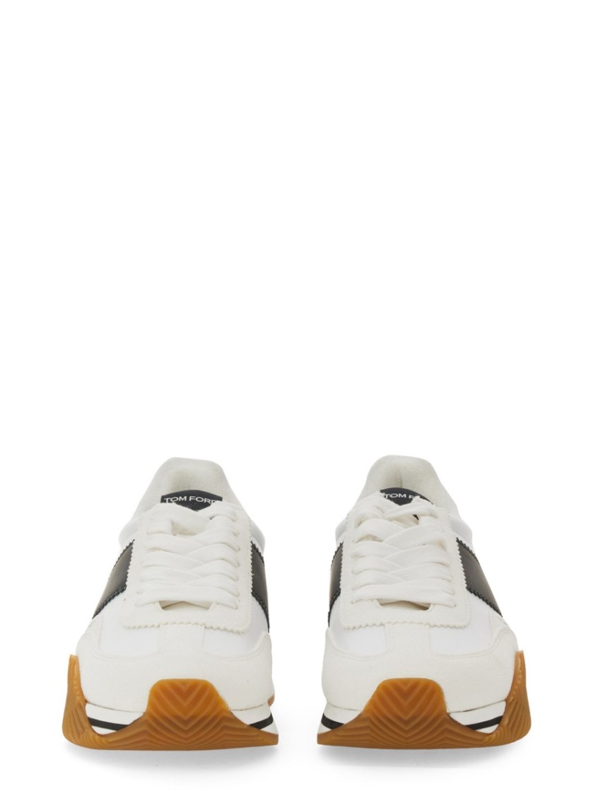 Tom Ford Logo-patch Lace-up Sneakers