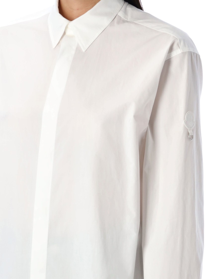 Moncler X Willow Smith White Cotton Shirt In White