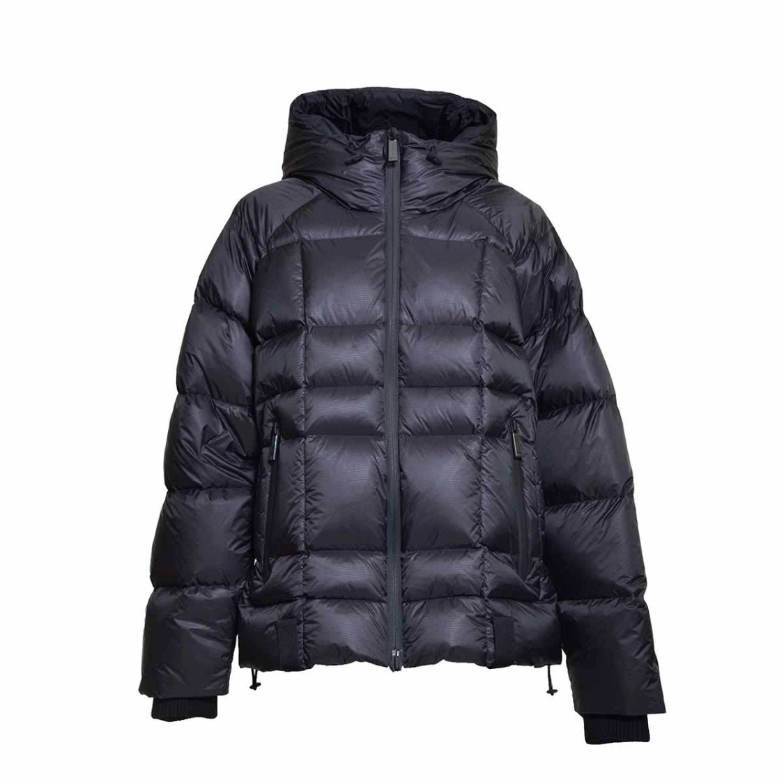 Dsquared2 Puff Kaban Blue Short Down Jacket With Hood And Back Logo In Blue