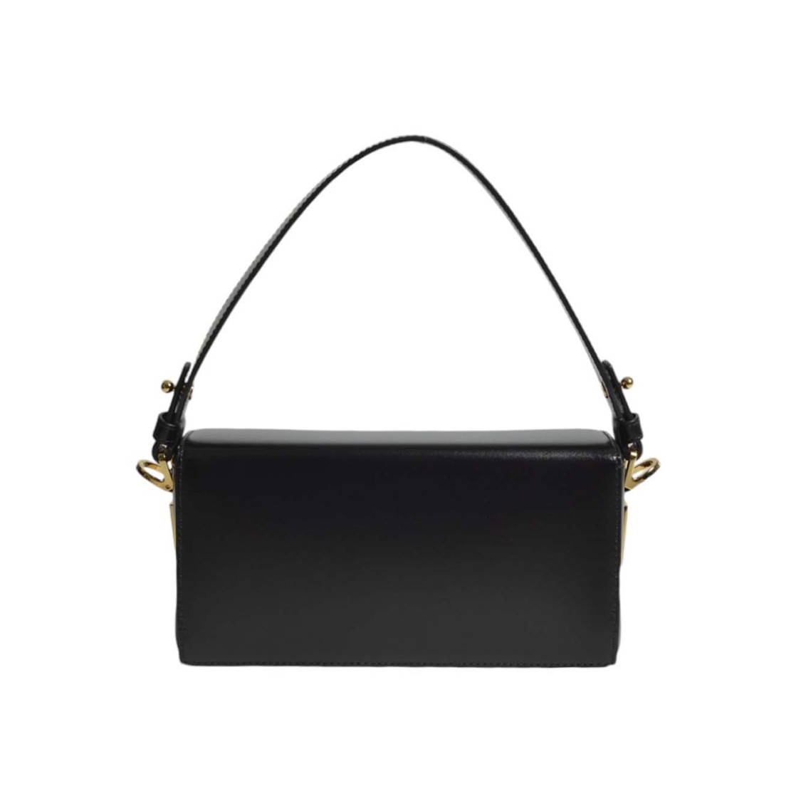 LANVIN LANVIN SHINY PENCIL NANO BLACK LEATHER HANDBAG