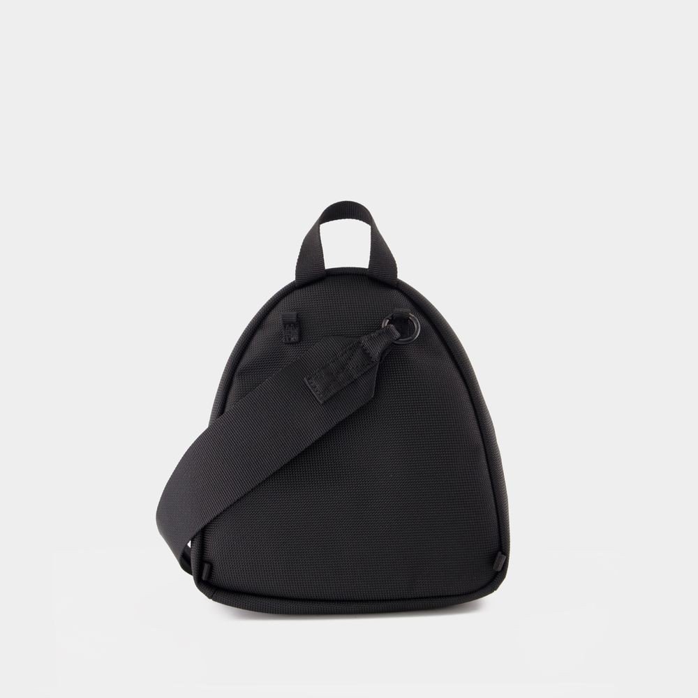 Shop Alexander Wang Punch Mini Sling Backpack - Nylon - Black