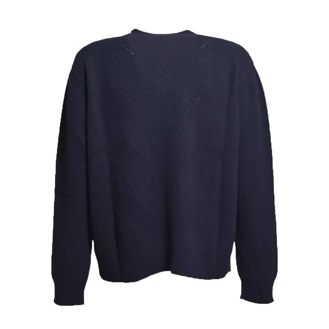 Paura Venezia V-neck Sweater In Blue Wool