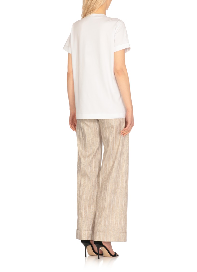 Shop D Exterior D. Exterior White Cotton T-shirt