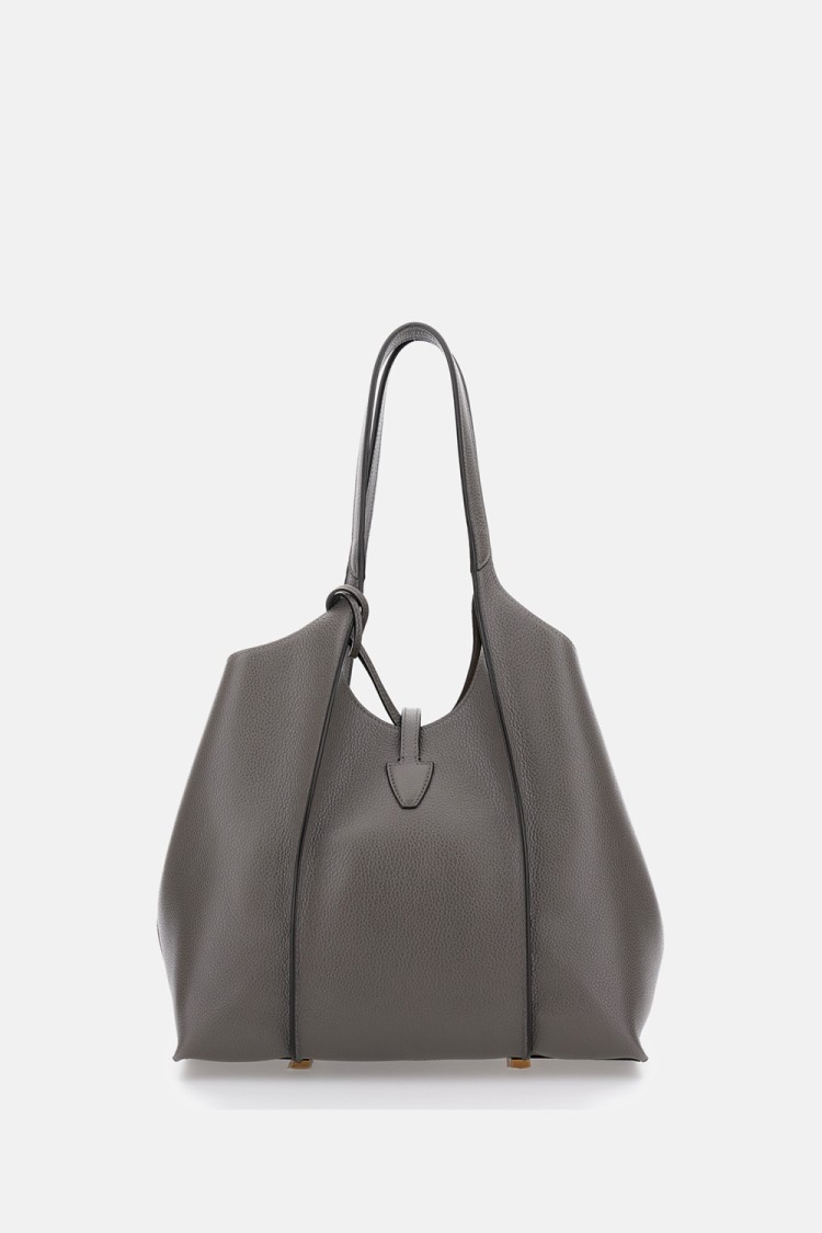 Tod's Tsb Small Shopping Bag In Gray