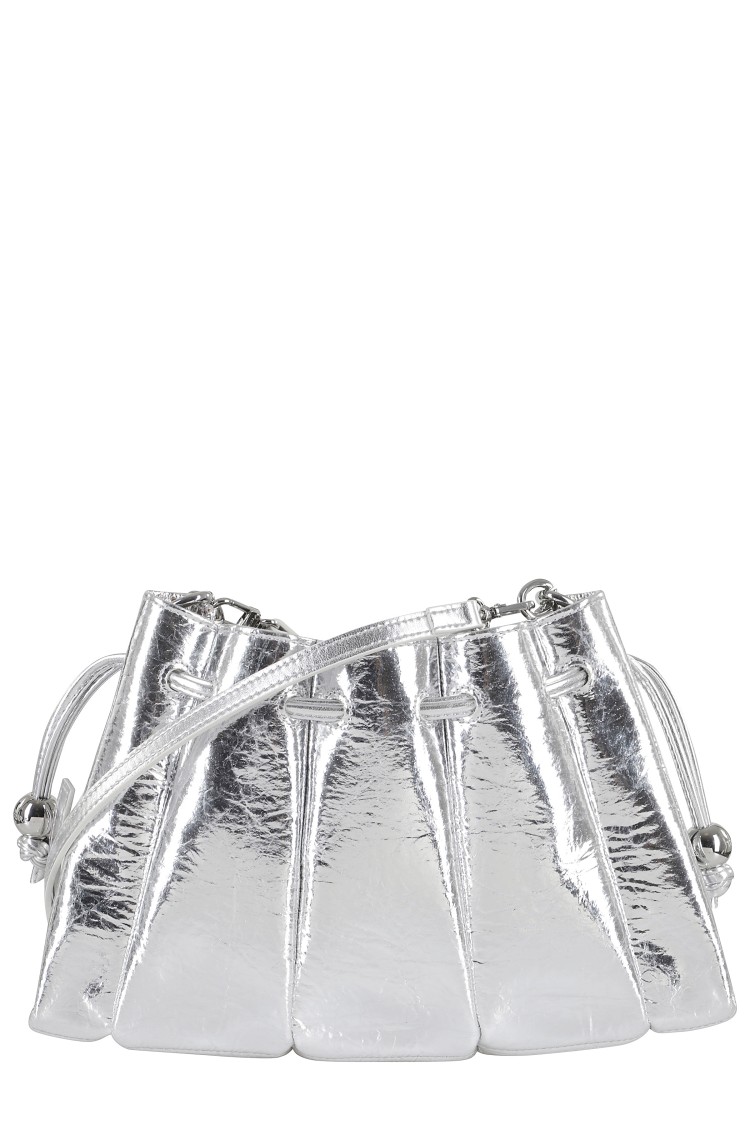 Themoirè Dafne Shoulder Bag In Silver