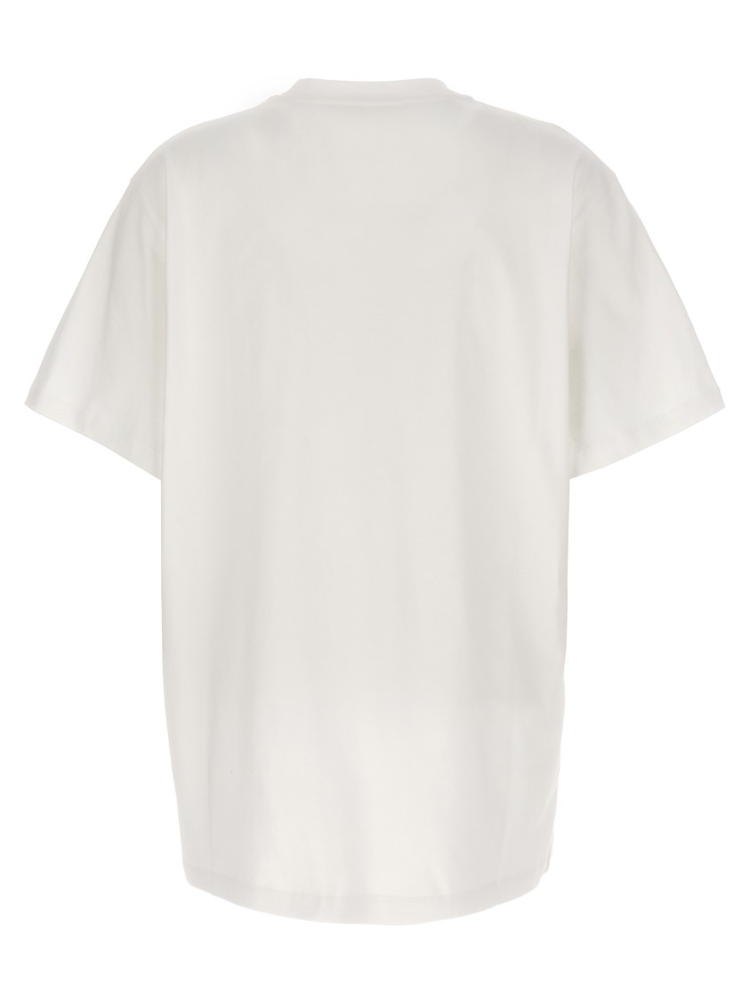 Stella Mccartney Womens Ivory Iconic Logo-print Cotton-jersey T-shirt