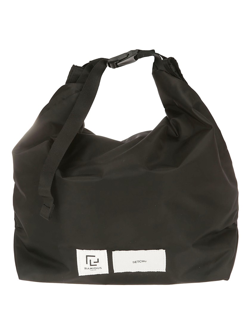Shop Setchu Bag With Two Handles In Black