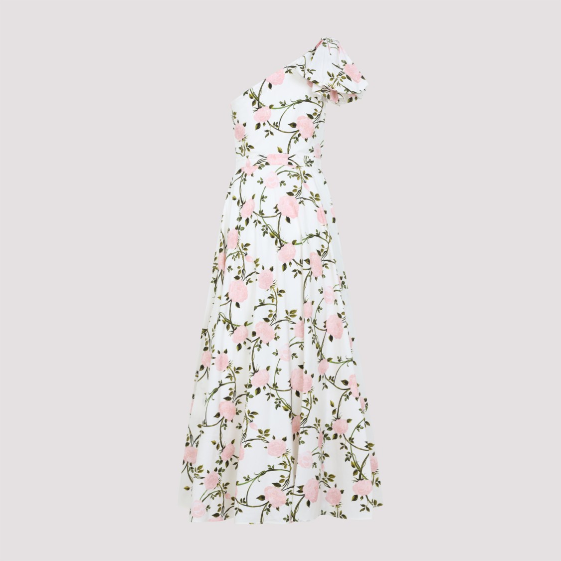 Giambattista Valli One-shoulder Floral Maxi Dress In Multicolor