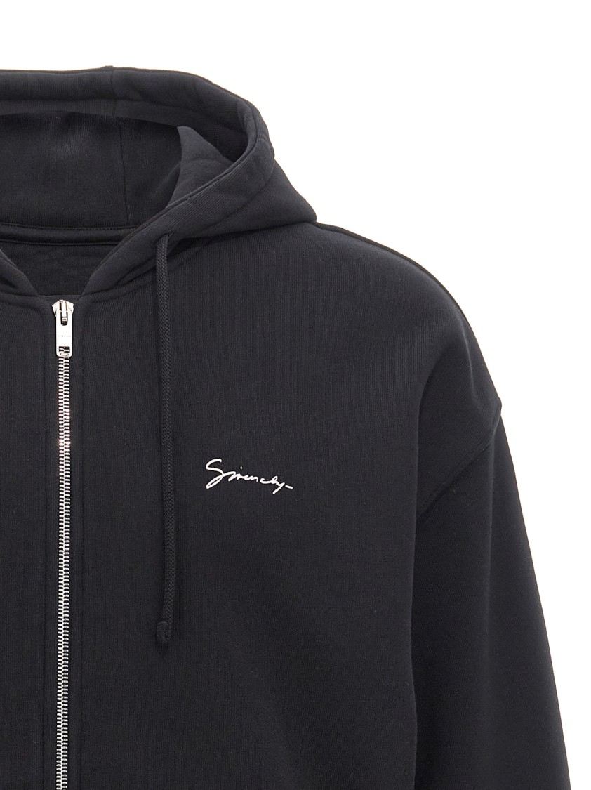 Givenchy Print Sweatshirt In Black