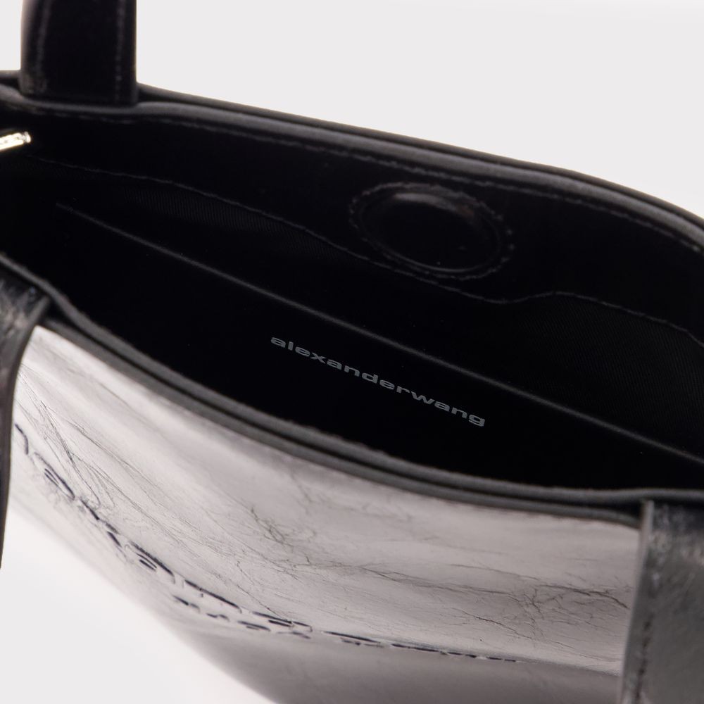 【関税込み】Pinch Small Shopping Bag - Alexander Wang - Leat Alexander Wang Pinch Small Shopping Bag - Leather - Black
