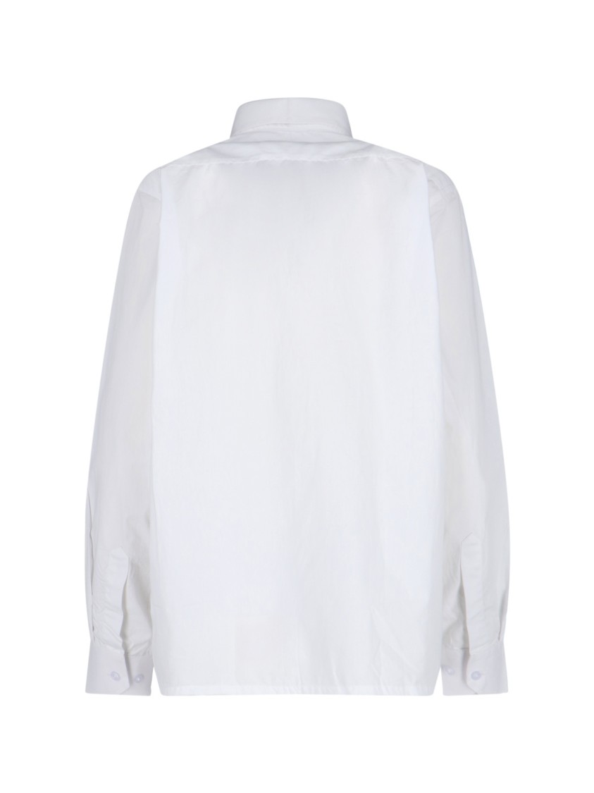 Hodakova Shirt With Rouches In White