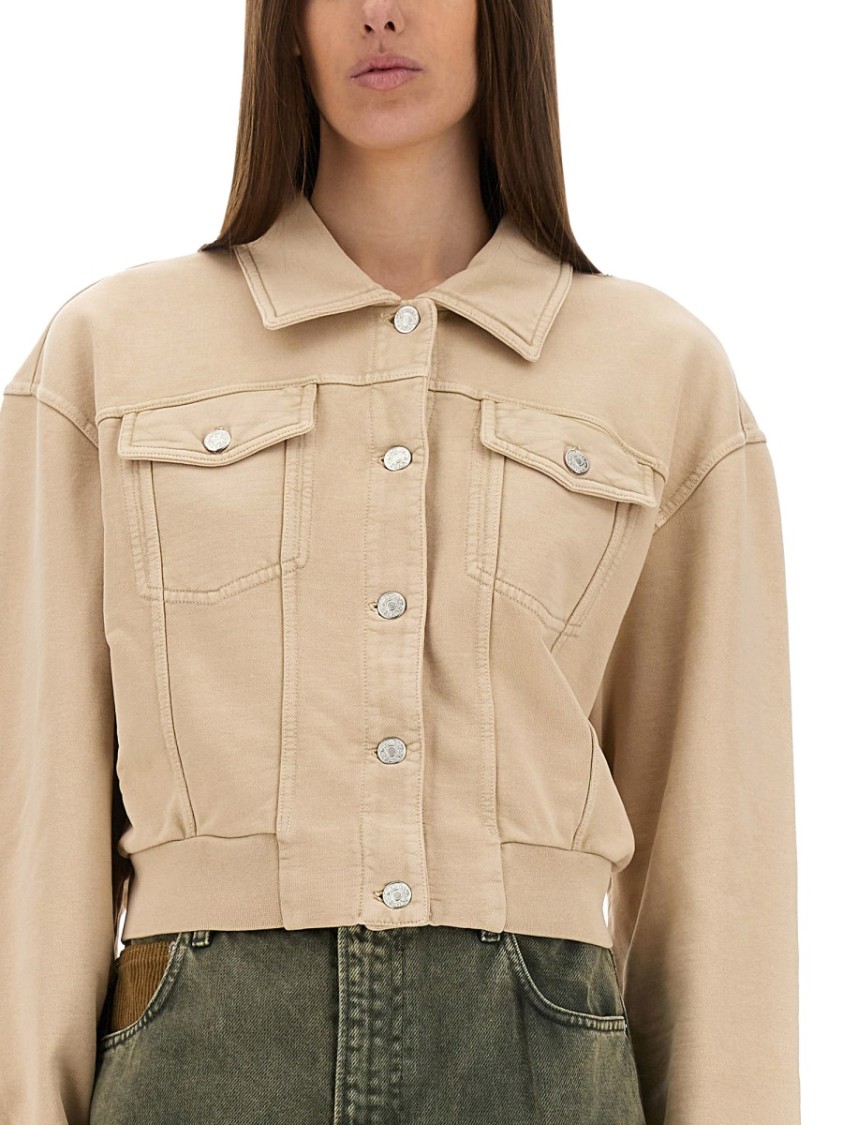 Moschino "urban" Jacket In Neutrals