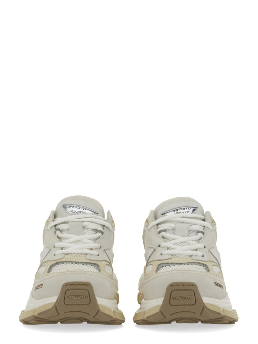 Axel Arigato Sphere Running Multicolor Sneakers With Chunky Sole And Logo On Tongue In Leather And Fabric Blend W
