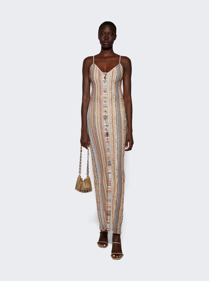 Rabanne Iconic Nano 1969 Bag Light Gold In Gold