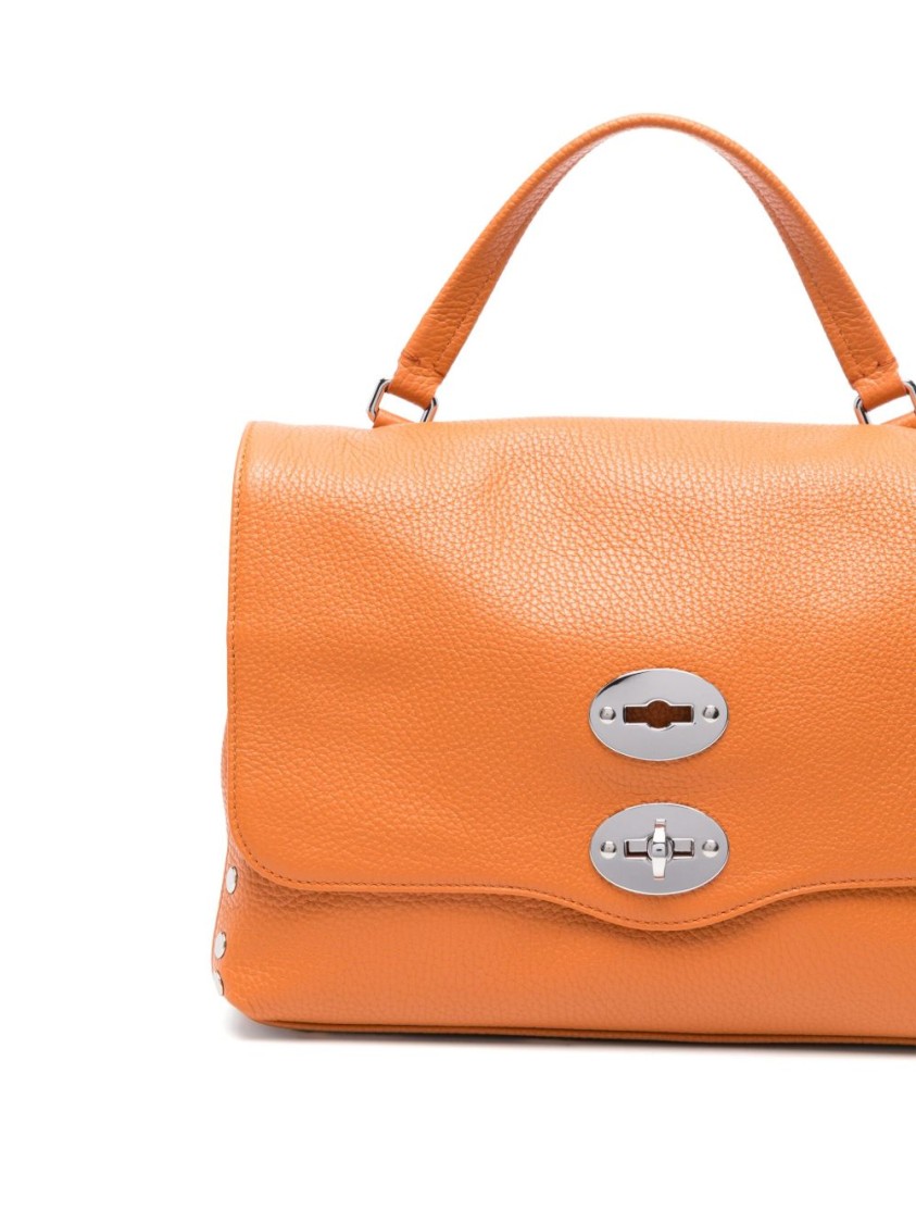 Zanellato Orange Postina Daily Small Satchel In Orange