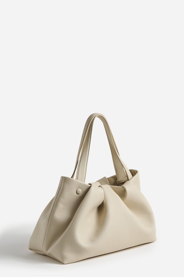 Themoirè Athena Bottalato Gathered Design Tote Handbag