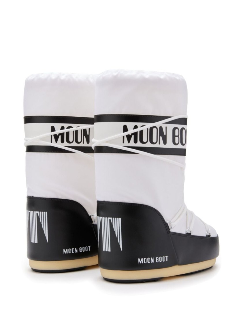 Moonboot Boot With Logo In White