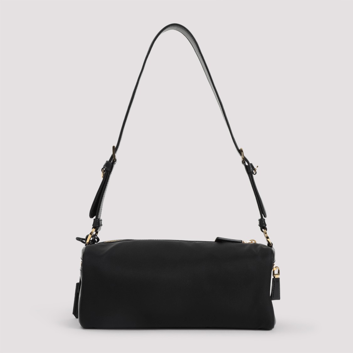 Prada Black Re-nylon Shoulder Bag In Black