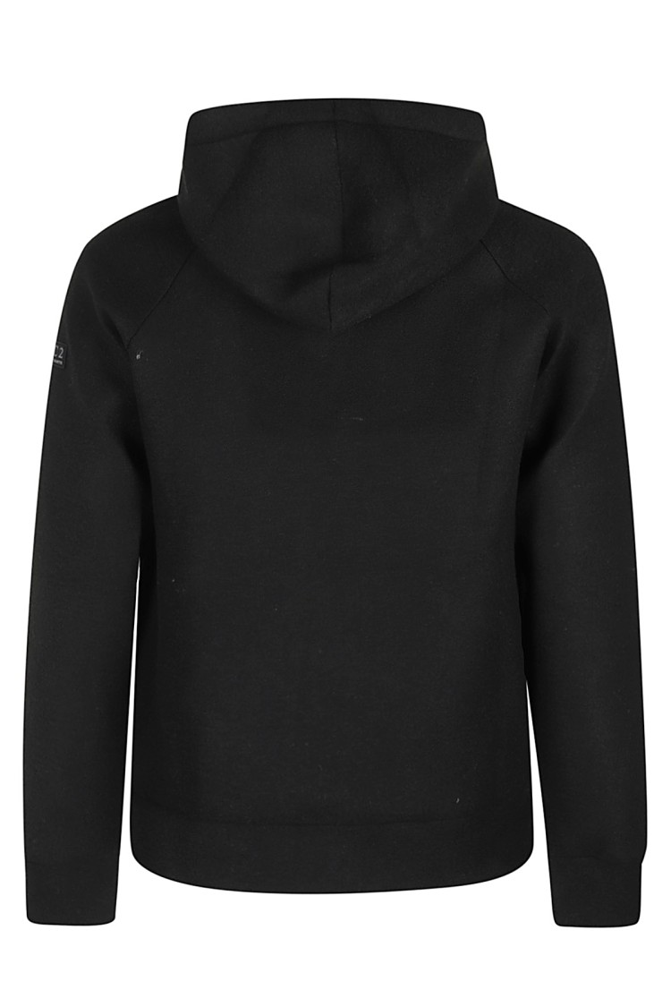 Mc2 Saint Barth Full Zip Hoodie In Black