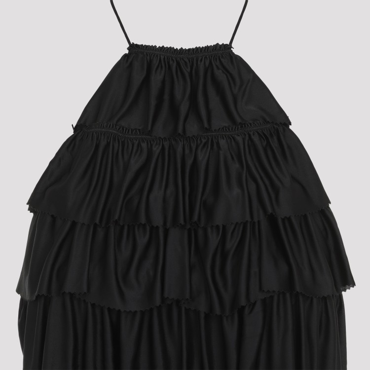 ワンピース TOM FORD VISCOSE DRESS WITH RUFFLES Tom Ford Ruffled Maxi Dress With Spaghetti Straps And