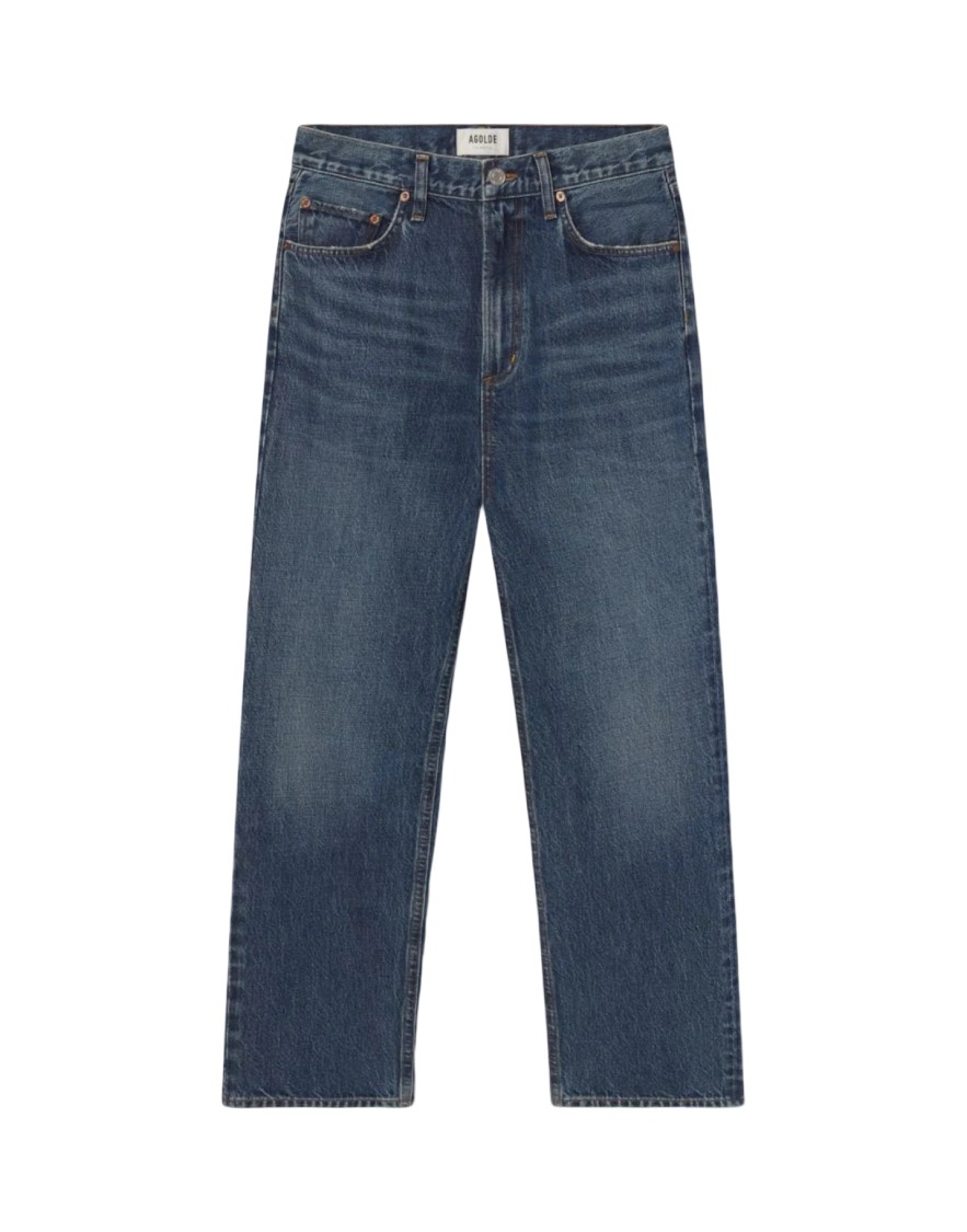 Agolde Valen Jeans In Regenerated Denim In Blue