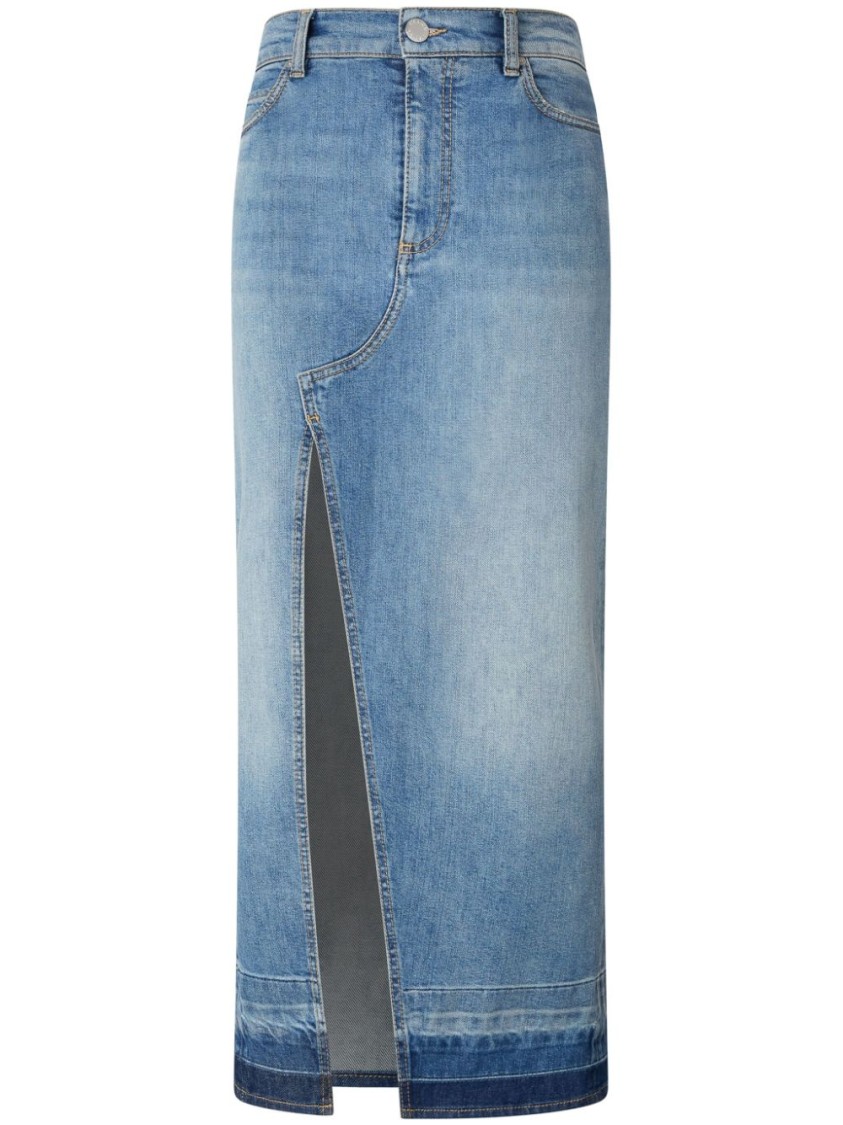 Shop Pinko Il Cairo Skirt In Blue