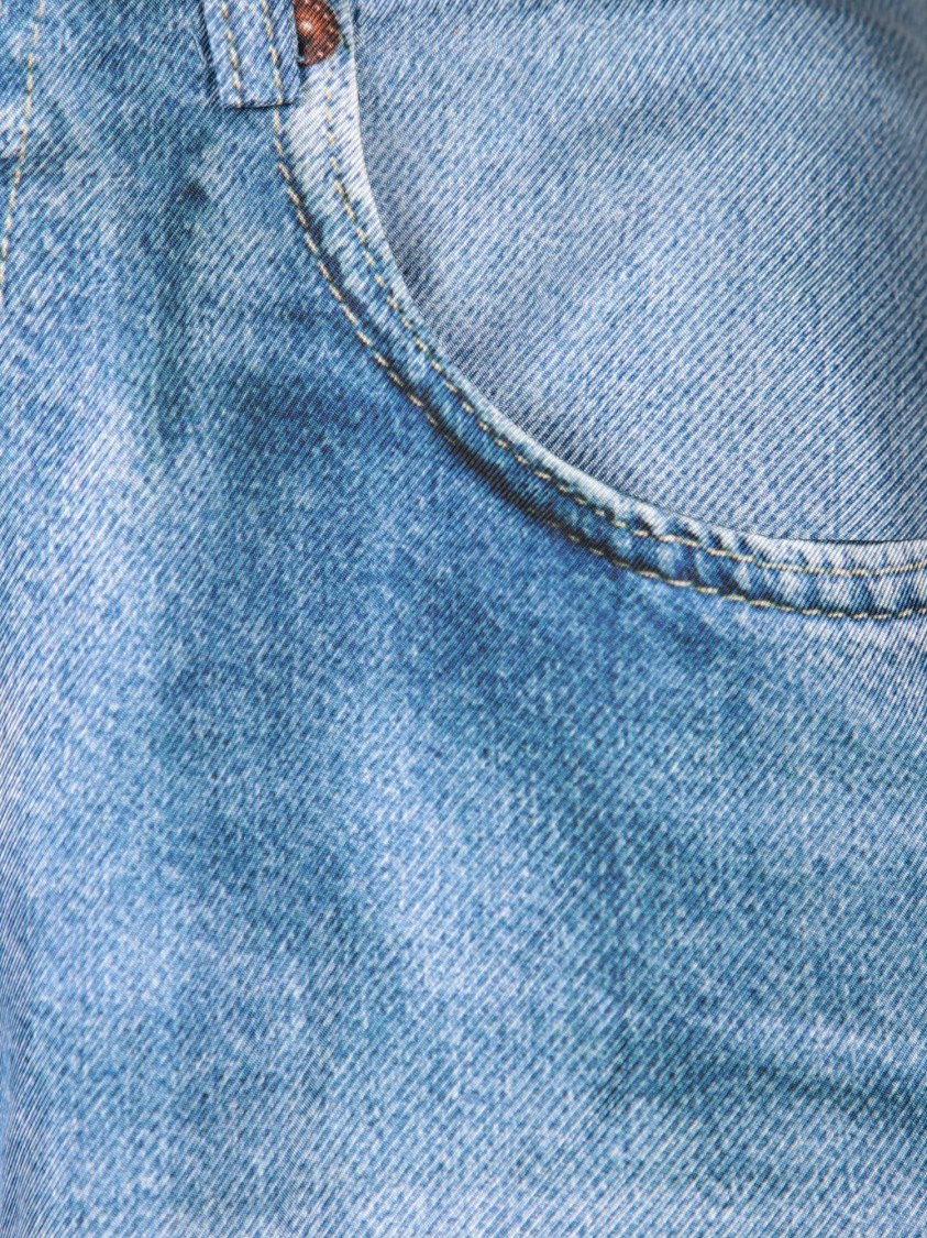 Shop Pierre-louis Mascia Wide-leg Denim Trousers With Subtle Stitching Details
