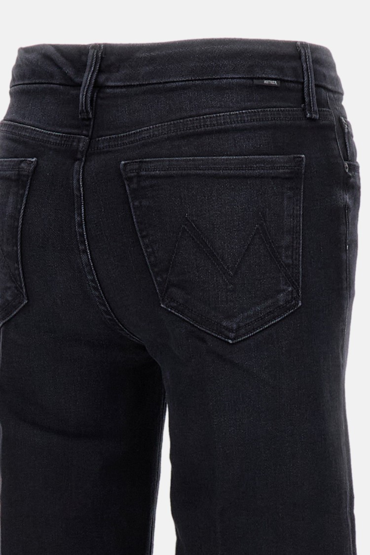 Mother The Roller Sneak Jeans In Blue
