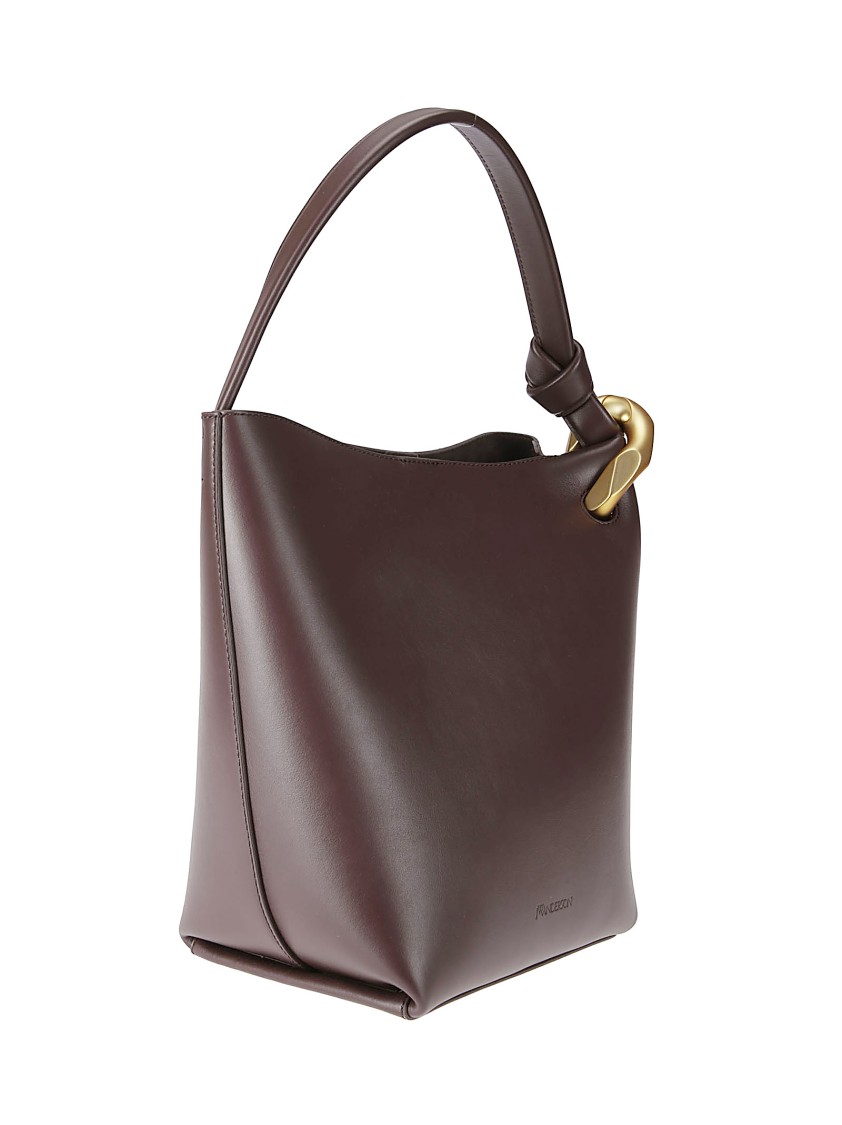 Jw Anderson J. W. Anderson Sleek Bucket Bag With Magnetic Closure In Gray