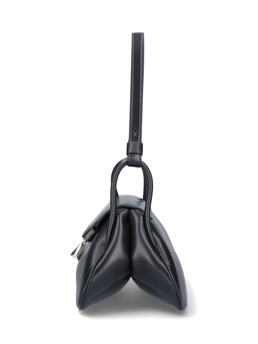 Amina Muaddi "gemini" Shoulder Bag – Black