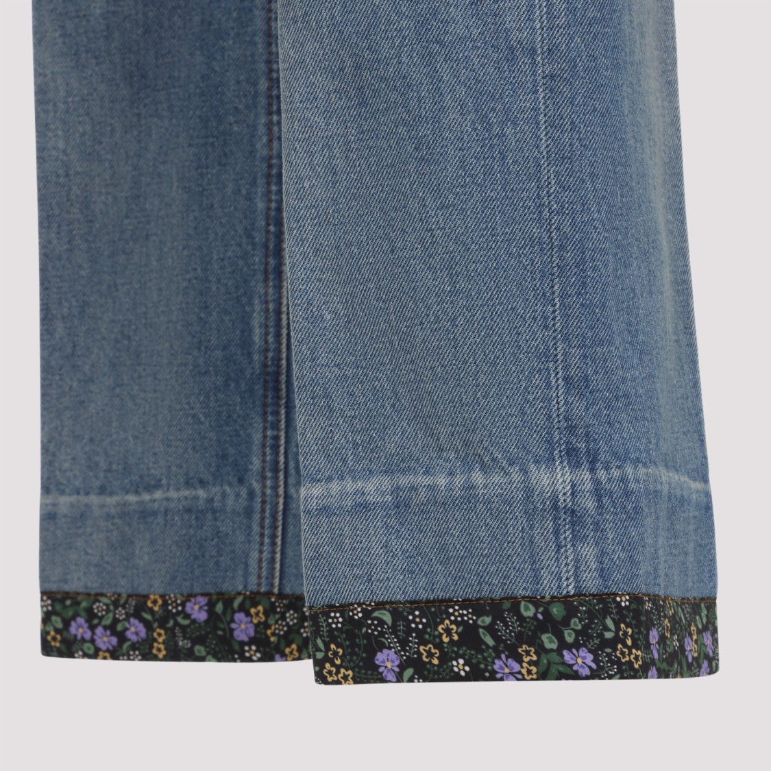 Valentino Straight-fit Denim Pants With Colorful Embellishments