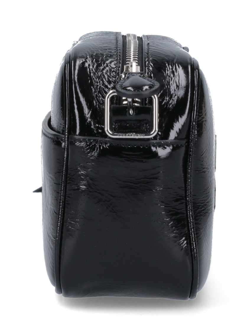 Courrèges "reedition Camera Bag" Shoulder Bag – Black In Black