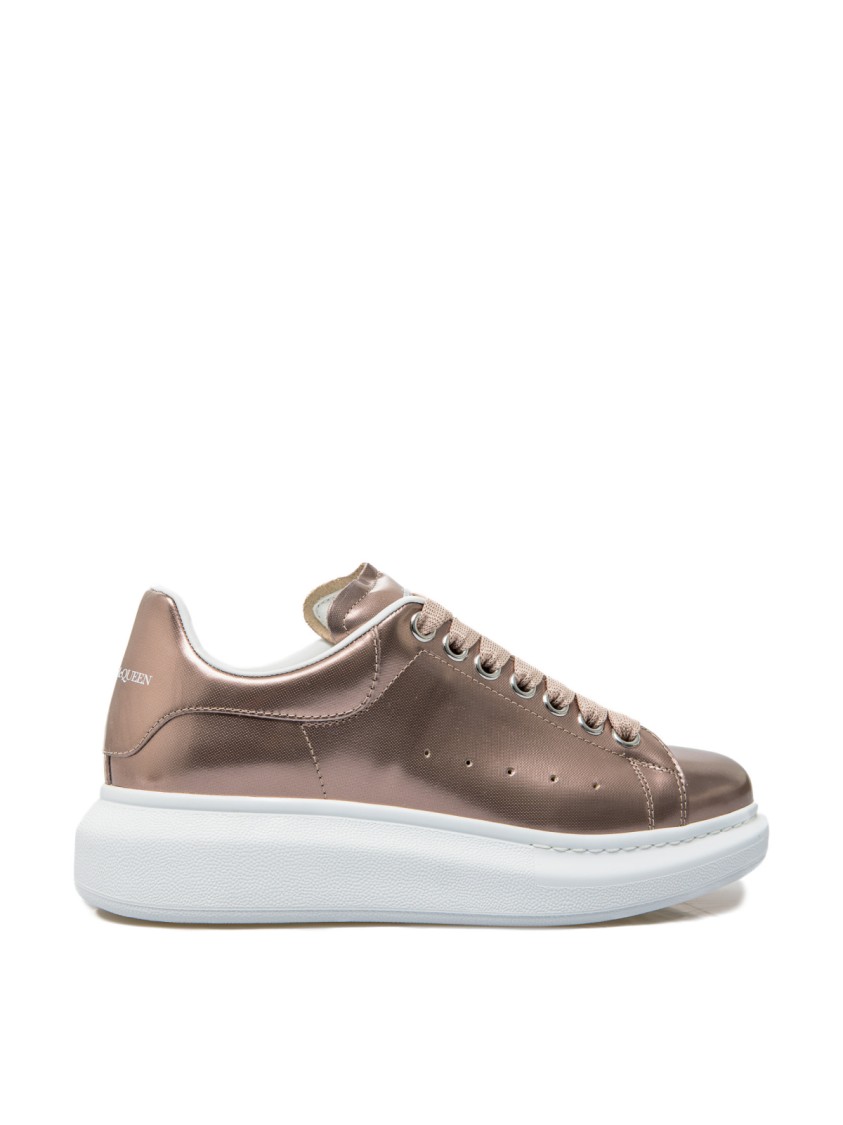 Alexander Mcqueen Larry Techy Oversized Lace-up Sneakers In Pink