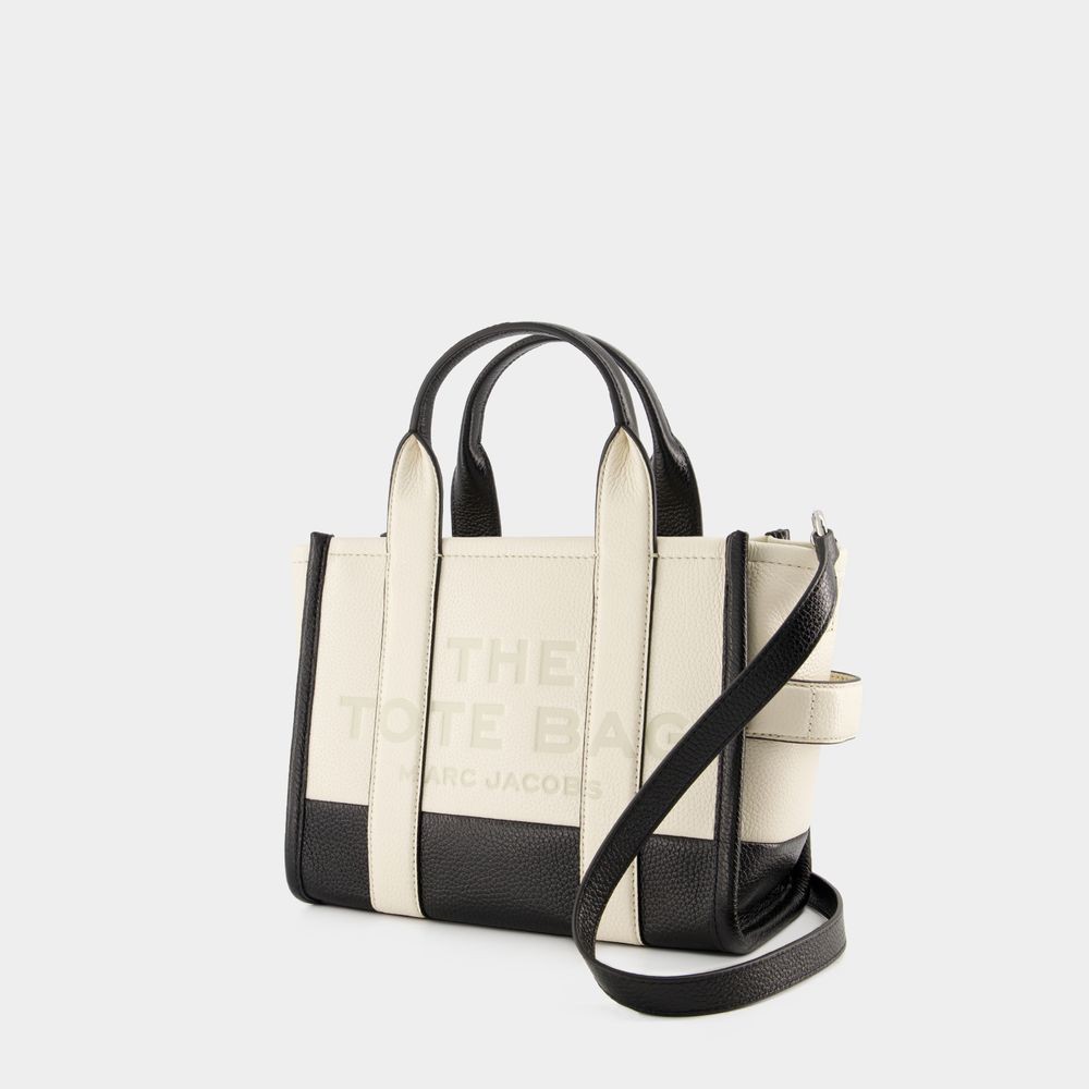 Marc Jacobs The Small Tote - Leather - Ivory In Neutrals