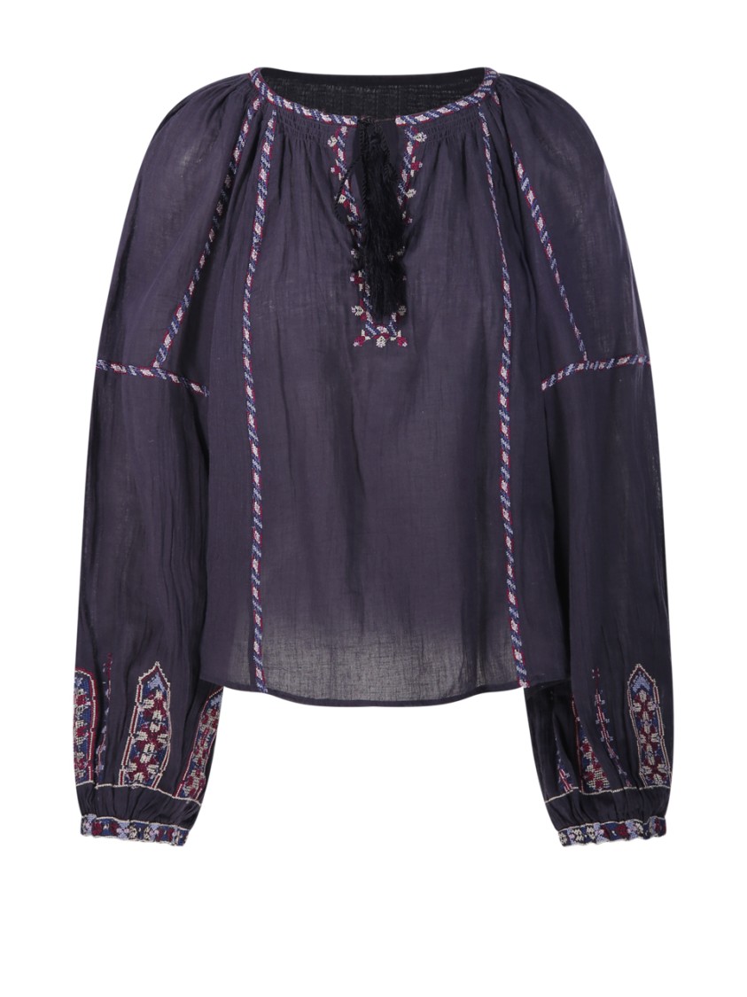 Isabel Marant Étoile Marant Etoile 'fernanda' Top In Black