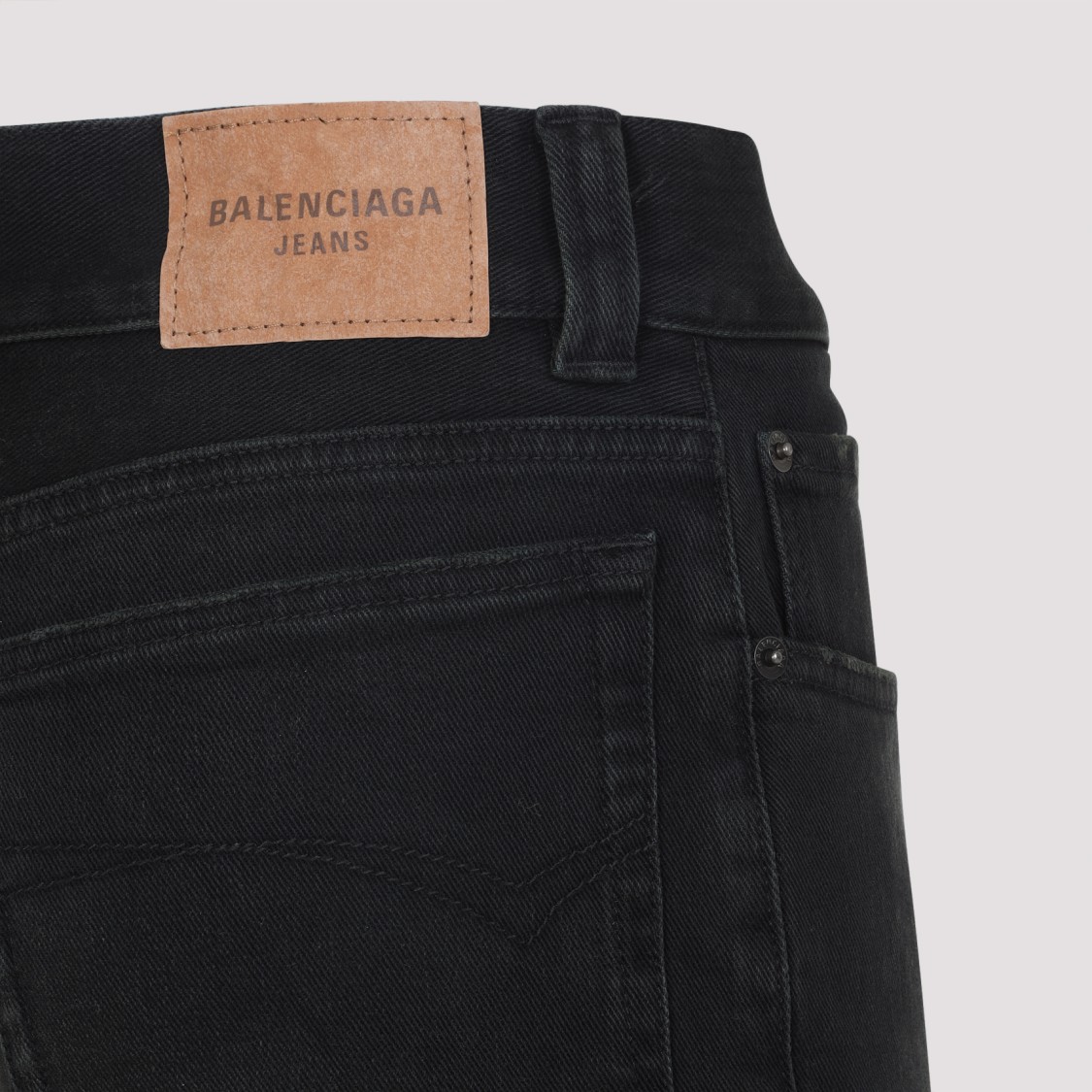 Balenciaga Flared Trousers With High Waist And Raw Hem In Black