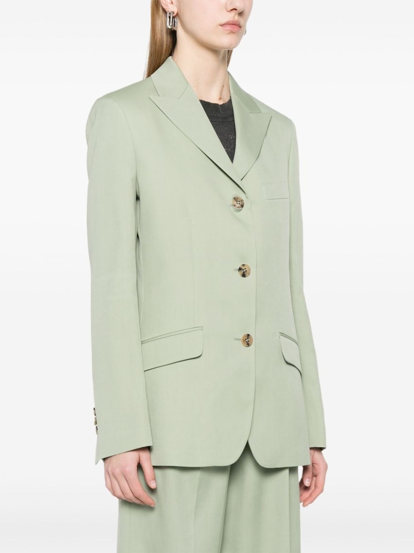 Golden Goose Structured Jacket With Notch Lapels And Shoulder Pads