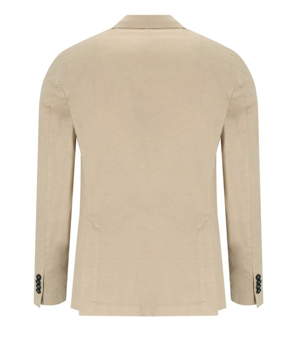 Manuel Ritz Beige Single Breasted Jacket In Neutral